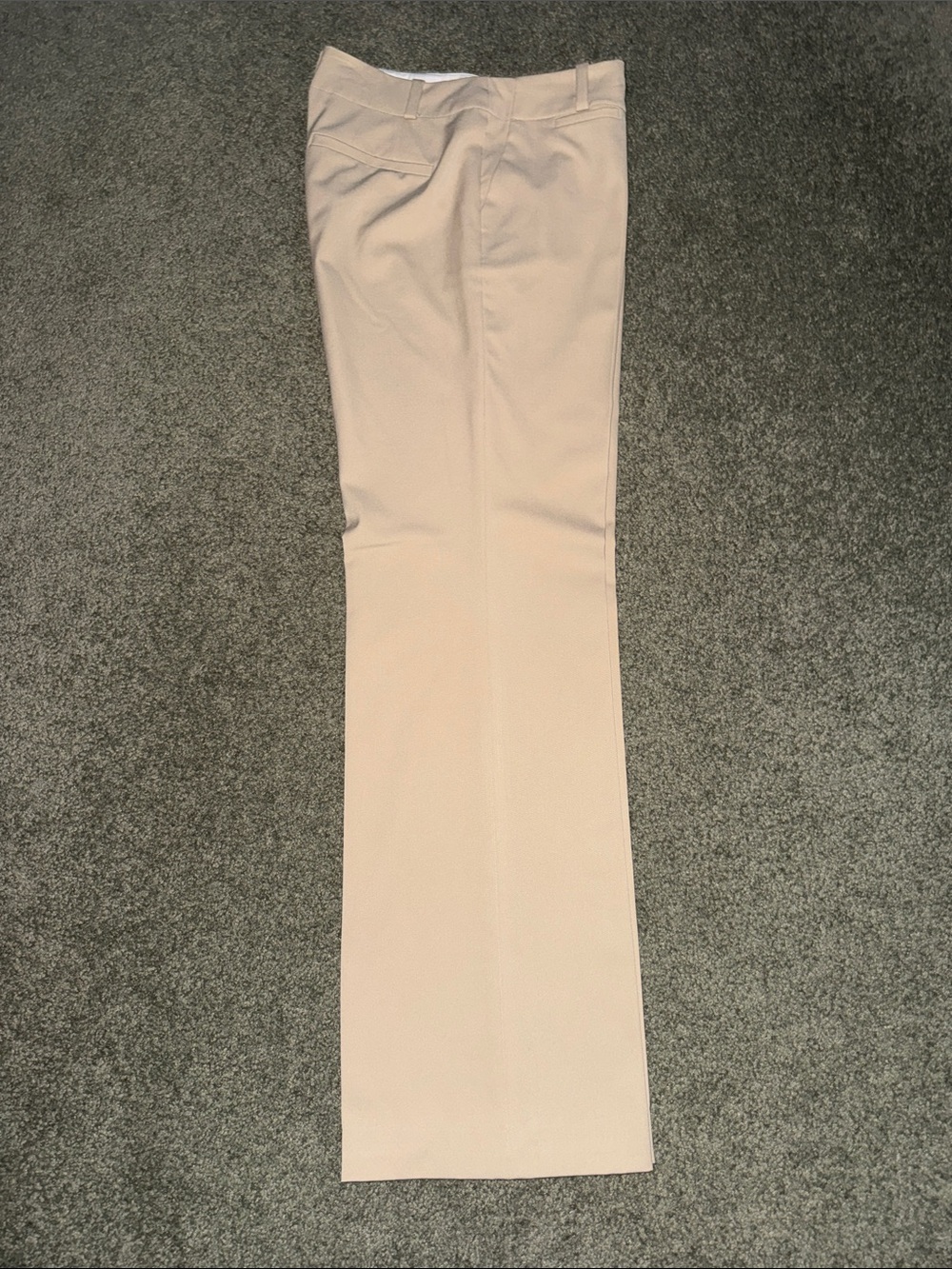 Ann Taylor Tan Trousers High Rise Lightweight Wide Leg Size 8